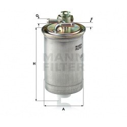 MANN фильтр топливный VW Sharan 1.9TDI 00-